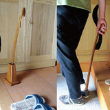 【けやき】【うるし塗り】ロング靴べら