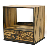 【黒柿】山水小棚<引出し付き>