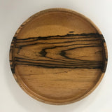 【黒柿】丸盆(φ330mm)