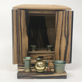 【黒柿】厨子【仏壇】 幅270mm×高さ365mm ※受注生産