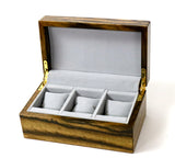 【黒柿】時計ケース 3本用