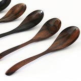 【黒柿】壱乃匙 拭き漆仕上げ