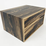 【黒柿】二段整理箱