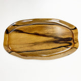 【黒柿】自然盆(大)漆