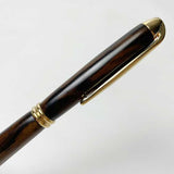 【黒柿】 ボールペン 【プレジデント】(回転式ボールペン)