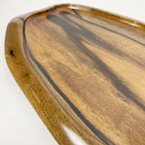 【黒柿】自然盆(大)漆