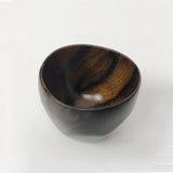 【黒柿】手ぐりぐい呑み 小サイズ