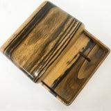 【黒柿】くり抜き硯箱(大)