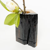 【黒柿】樹芯花入