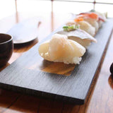 【黒柿】【上杢】【象嵌】細膳(40×11センチ)9点限り