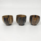 【黒柿】手ぐりぐい呑み ミニサイズ