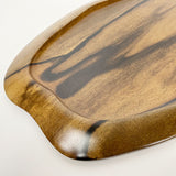 【黒柿】自然盆(大)漆