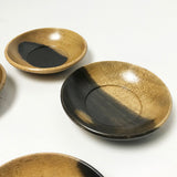 【黒柿】茶托 3寸(9cm)1客