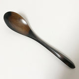 【黒柿】壱乃匙 拭き漆仕上げ