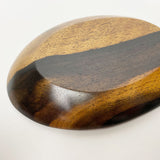 【黒柿】楕円皿 漆