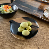 【黒柿】片口皿 漆