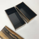 【黒柿】二段重箱