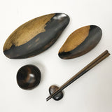 【黒柿】ゆらり鉢 小