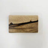 【黒柿】 プッシュ式名刺入れ(カードホルダー)