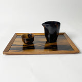 【黒柿】トレイ 大