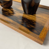 【黒柿】トレイ 大