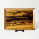 【黒柿】トレイ 大