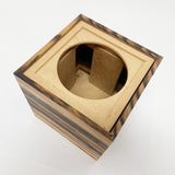 【黒柿】【上杢】 ダストボックス 現品限り