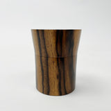 【黒柿】茶筒 鼓