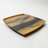 【黒柿】正方プレート