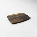 【黒柿】銘々皿 胴張 (1客)