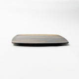 【黒柿】銘々皿 胴張 (1客)