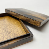 【黒柿】小箱 隅丸【現品限り】