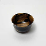 【黒柿】ぐい呑み 端反