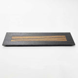 【黒柿】【象嵌】細膳(40×11センチ)