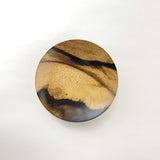 【黒柿】名月 茶托4寸(Φ約120mm) /銘々皿