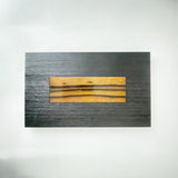 【黒柿】【象嵌】もてなし膳(30×18センチ)