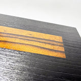 【黒柿】【象嵌】もてなし膳(30×18センチ)