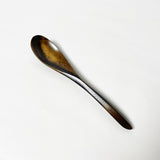 【黒柿】壱乃匙(小) 拭き漆仕上げ