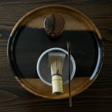 【黒柿】茶杓 拭漆仕上げ