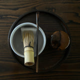 【黒柿】茶杓 拭漆仕上げ