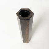 【黒柿】掛花入 亀甲