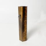 【黒柿】掛花入 亀甲