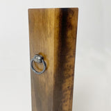 【黒柿】掛花入 亀甲