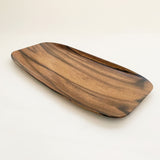 【黒柿】 舟形トレイ 大