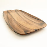 【黒柿】 舟形トレイ 大