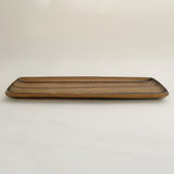 【黒柿】一文字トレイ