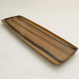 【黒柿】一文字トレイ