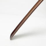 【けやき】【拭漆】靴べらスタンドセット