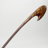 【けやき】【拭漆】靴べらスタンドセット