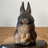 【黒柿】2023はんなり兎(大)【卯年】